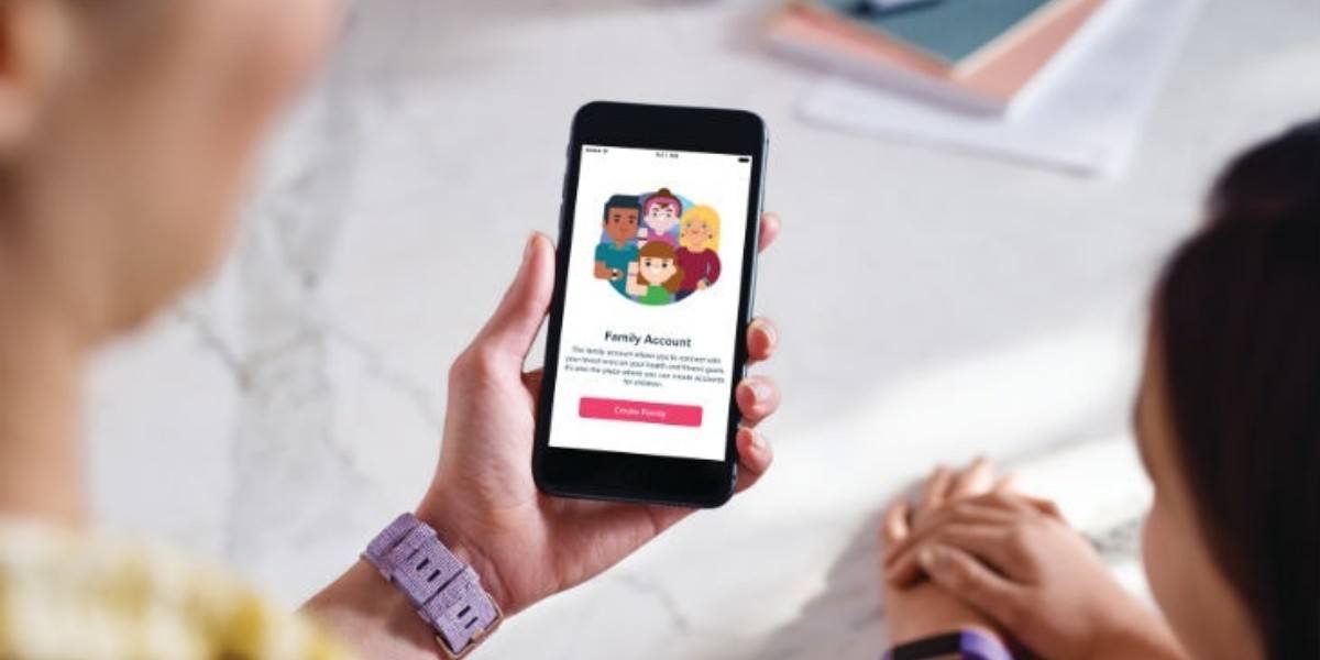 fitbit account for kids